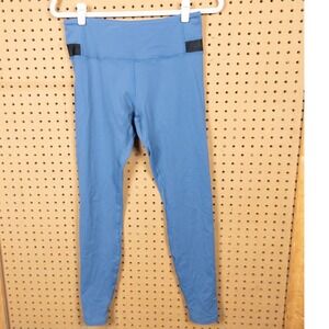 Pure Barre Womens Blue High Waisted Athletic Workout Leggings Size Medium USA